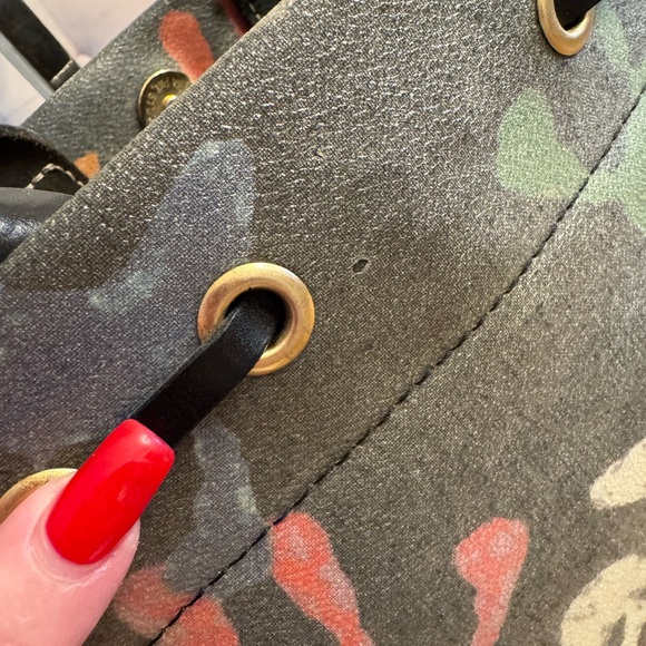 Dooney & Bourke Multicolor Handprint Bag Bundle - Picture 6 of 15